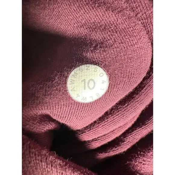 Lululemon Scuba Hoodie *Light Cotton Fleece Arctic Plum Size 10 - Picture 5 of 8